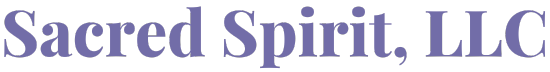 A purple and black logo for the spirit of the word.